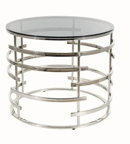 Coffee Table Livia 1 | size: Length: 60cm, Width: 60cm, Height: 50cm, Diameter: 60cm | color: Transparent | image: 0 | variant: 1017993