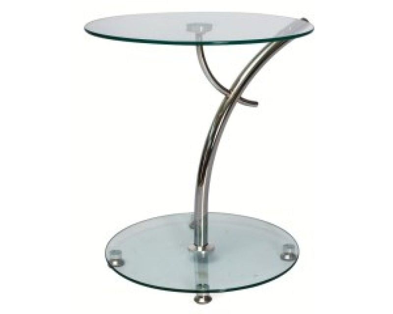 Coffee Table Muna | size: Length: 50cm, Width: 50cm, Height: 55cm, Diameter: 50cm | color: Transparent | image: 1 | variant: 1011074