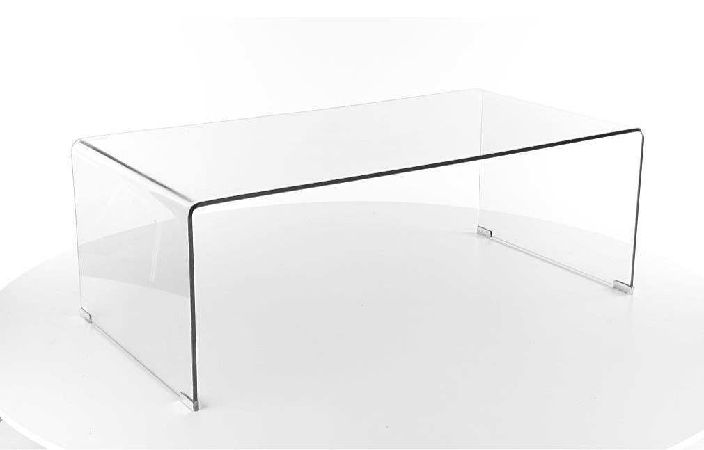 Coffee Table Priam | size: Length: 120cm, Width: 120cm, Height: 42cm | color: Transparent | image: 1 | variant: 1011067