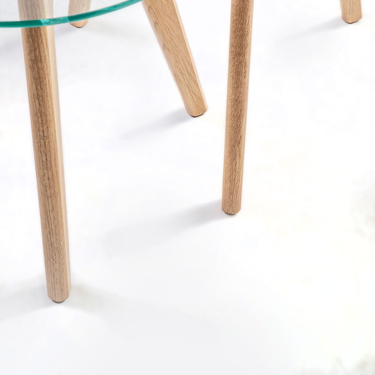 Coffee Table Rochester | size: Length: 50cm, Width: 50cm, Height: 45cm, Diameter: 50cm | color: Transparent | image: 4 | variant: 1005052