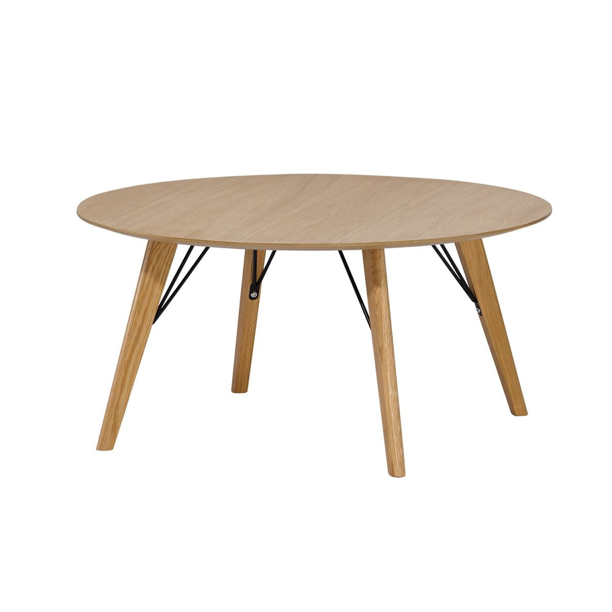 Coffee Table Rochester | size: Length: 80cm, Width: 80cm, Height: 45cm, Diameter: 80cm | color: Oak | image: 1 | variant: 1005066