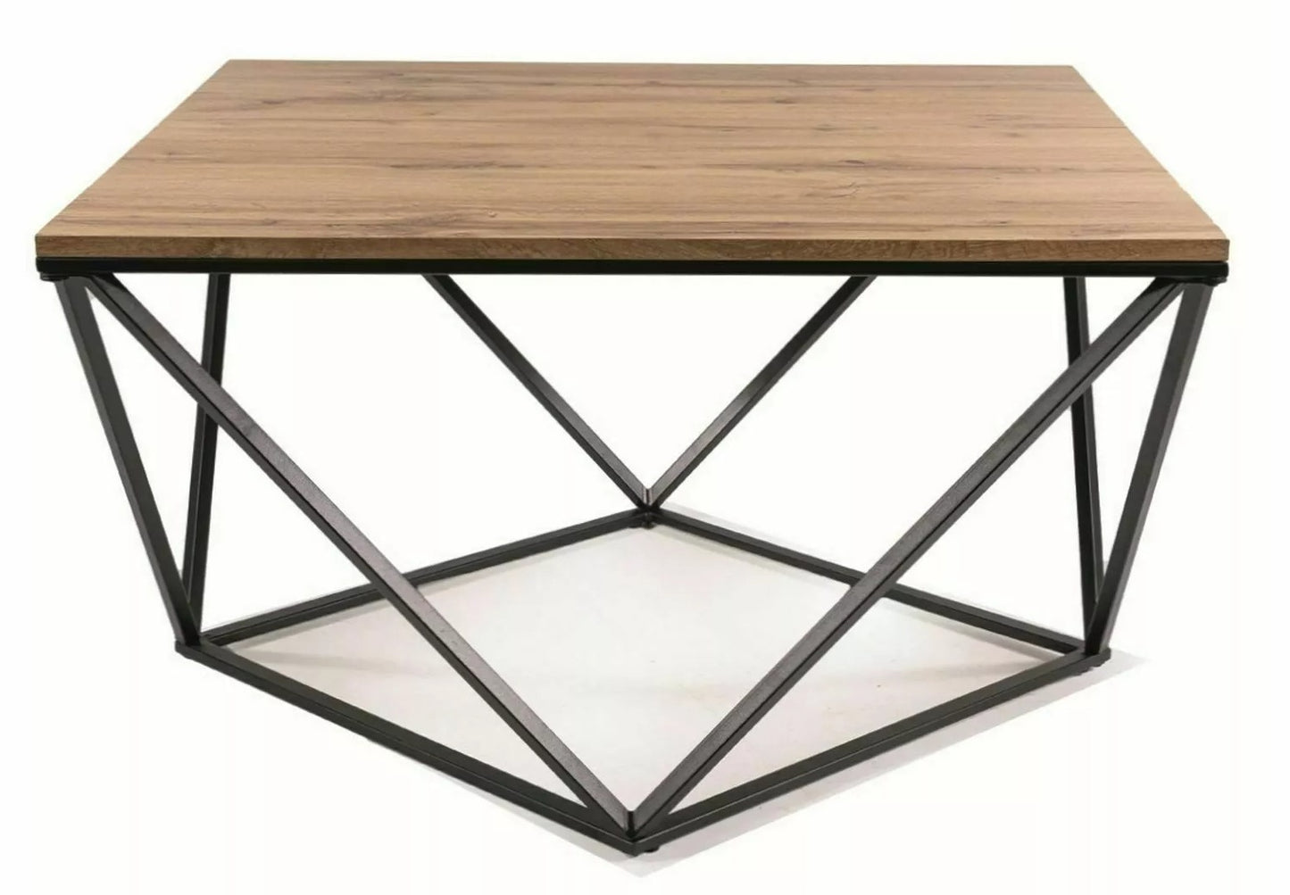 Coffee Table Silver A | size: Length: 80cm, Width: 80cm, Height: 47cm | color: Oak | image: 0 | variant: 1006884