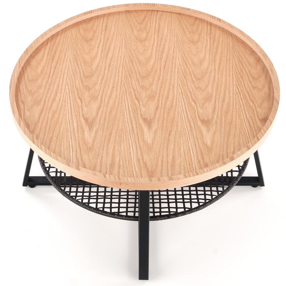 Coffee Table West Market Harborough | size: Length: 80cm, Width: 80cm, Height: 45cm, Diameter: 80cm | color: Brown | image: 3 | variant: 1007140