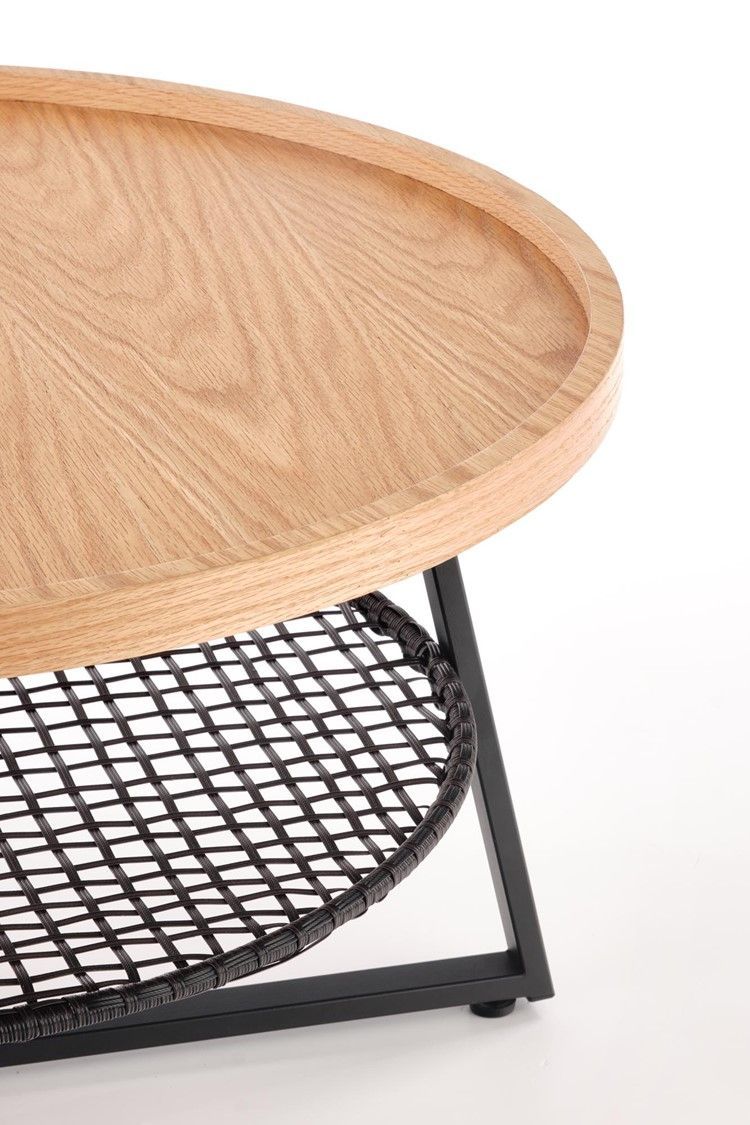 Coffee Table West Market Harborough | size: Length: 80cm, Width: 80cm, Height: 45cm, Diameter: 80cm | color: Brown | image: 4 | variant: 1007140