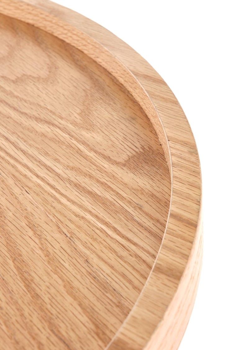 Coffee Table West Market Harborough | size: Length: 80cm, Width: 80cm, Height: 45cm, Diameter: 80cm | color: Brown | image: 6 | variant: 1007140