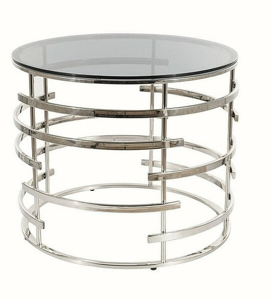 Coffee Table West Pistoia | size: Length: 60cm, Width: 60cm, Height: 50cm, Diameter: 60cm | color: Transparent | image: 0 | variant: 1008036