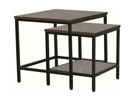 Coffee Table West Taipei | size: Length: 48cm, Width: 48cm, Height: 48cm | color: Brown | image: 1 | variant: 1008063