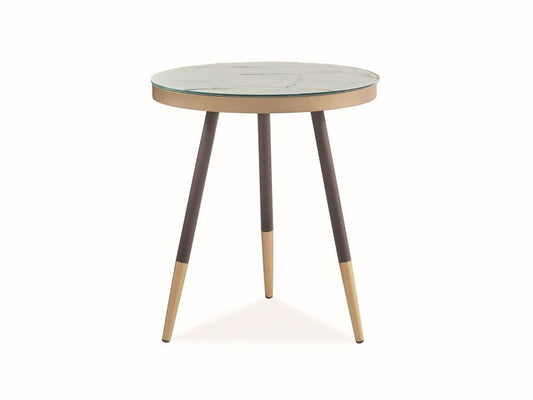 Coffee Table West Tbilisi | size: Length: 45cm, Width: 45cm, Height: 50cm, Diameter: 45cm | color: White | image: 1 | variant: 1007643