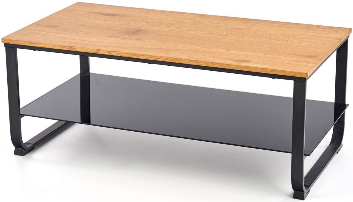 Coffee Table West Welwyn Garden | size: Length: 55cm, Width: 105cm, Height: 45cm | color: Brown/Black | image: 0 | variant: 1007173