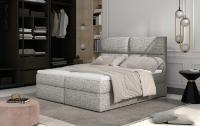 Continental Double Bed Amber 2 | size: Length: 210cm, Width: 185cm, Height: 124cm | color: Berlin | image: 1 | variant: 1008596