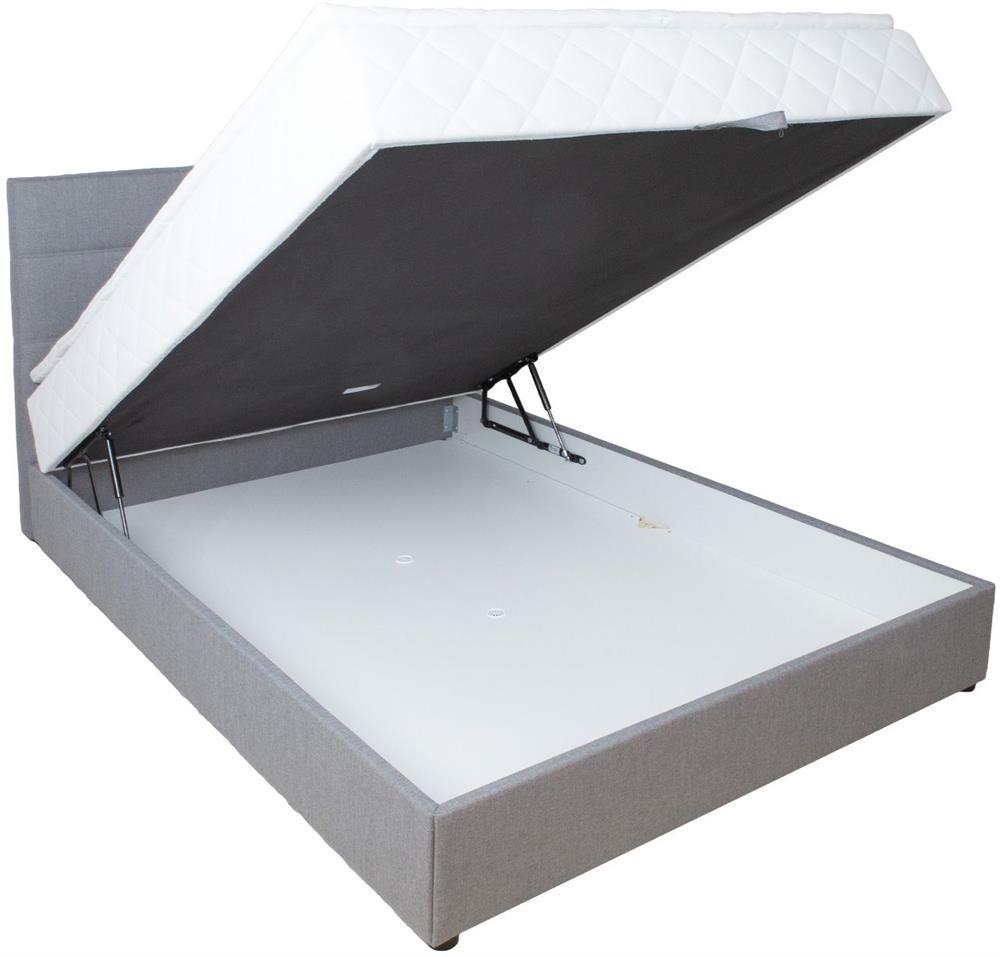 Continental Double Bed East Malmo | color: Gray | image: 3 | variant: 1006058