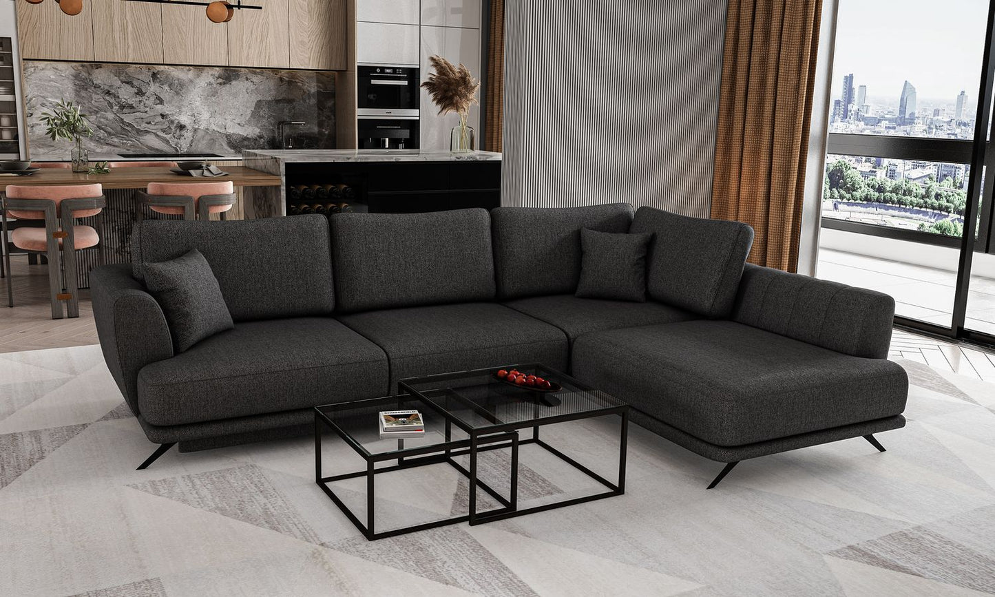 Corner Sleeper Sofa Aviemore 52 | size: Width: 276cm, Height: 90cm, Depth: 191cm | color: Vero | image: 1 | variant: 1015813