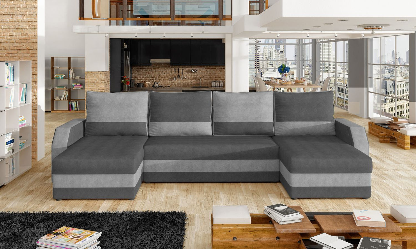 Corner Sleeper Sofa Ballater 8 | size: Width: 307cm, Height: 85cm, Depth: 52cm | color: Paros | image: 1 | variant: 1017056