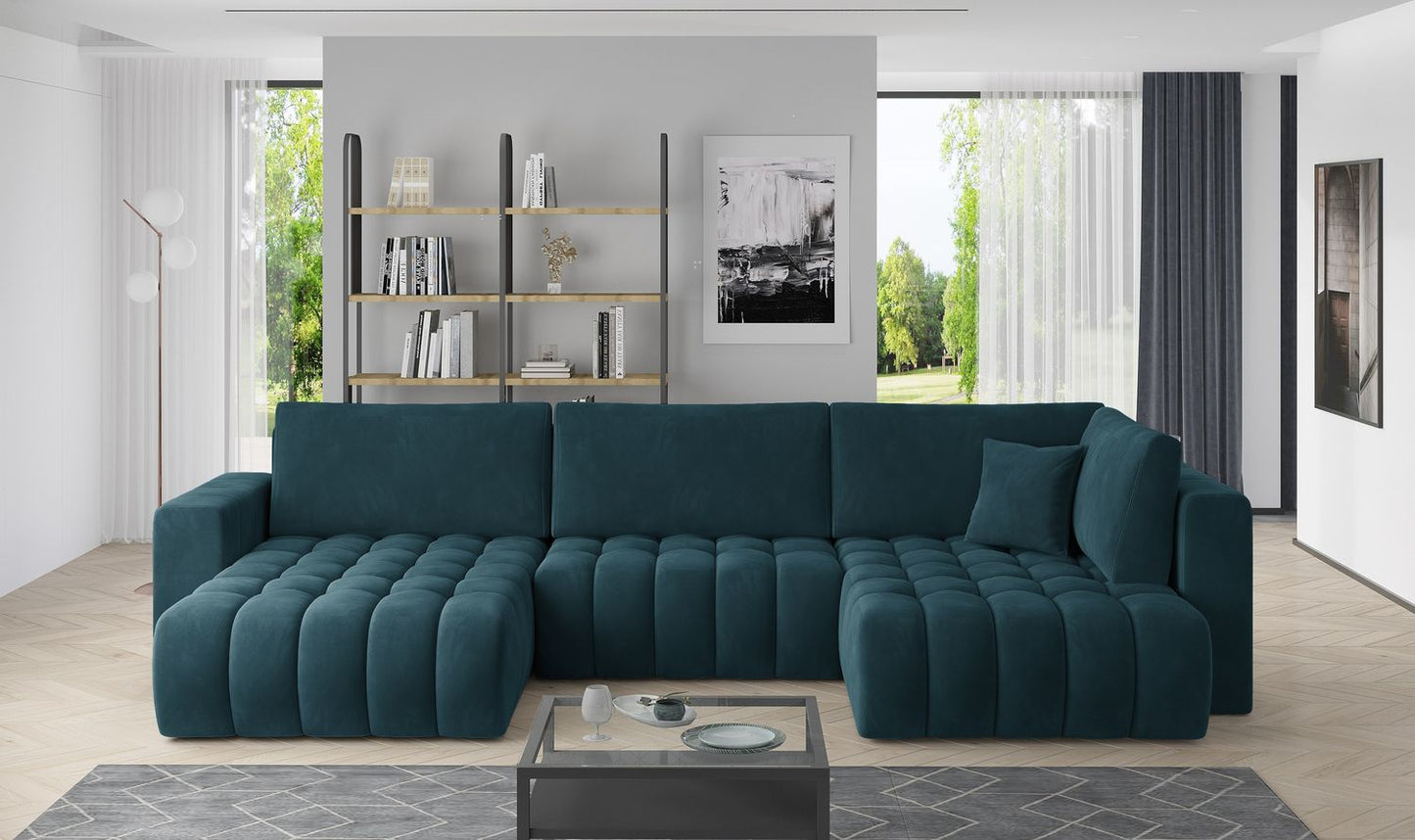 Corner Sleeper Sofa Bonito 18 | size: Width: 350cm, Height: 92cm, Depth: 175cm | color: Velvetmat | image: 1 | variant: 1014284