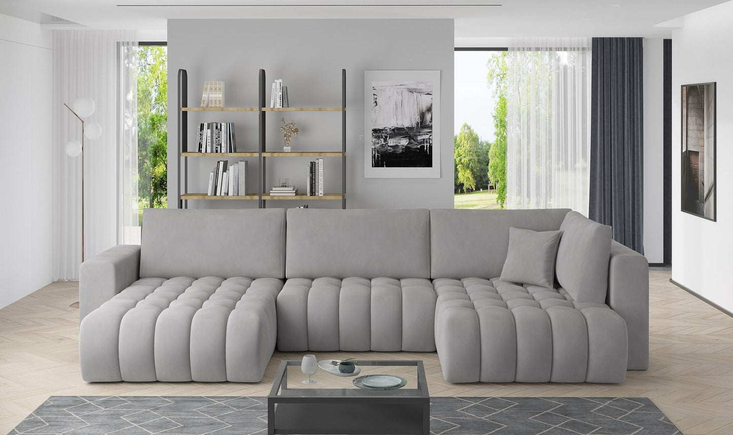 Corner Sleeper Sofa Bonito | size: Width: 350cm, Height: 92cm, Depth: 175cm | color: Nube | image: 1 | variant: 1014266