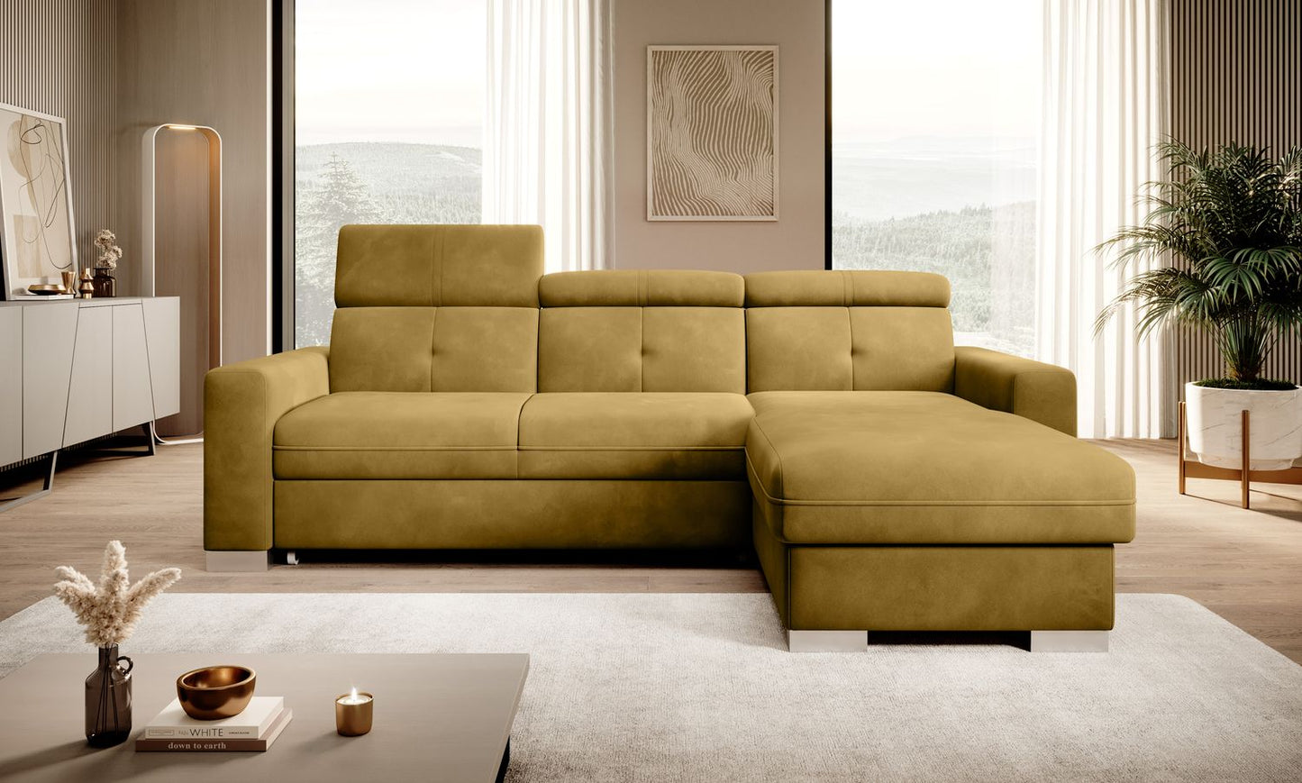 Corner Sleeper Sofa Filey 76 | size: Width: 247cm, Height: 104cm, Depth: 176cm | color: Loco | image: 1 | variant: 1015526