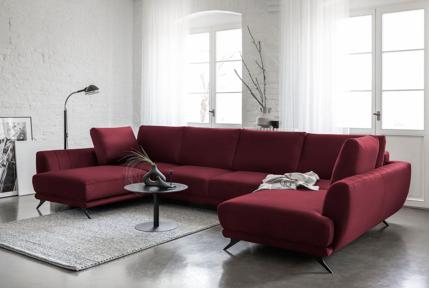 Corner Sleeper Sofa Larco 28 | size: Width: 362cm, Height: 90cm, Depth: 191cm | color: Loco | image: 1 | variant: 1014702