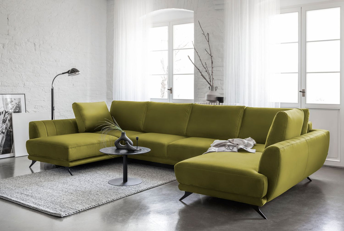 Corner Sleeper Sofa Larco 29 | size: Width: 362cm, Height: 90cm, Depth: 191cm | color: Loco | image: 1 | variant: 1014703