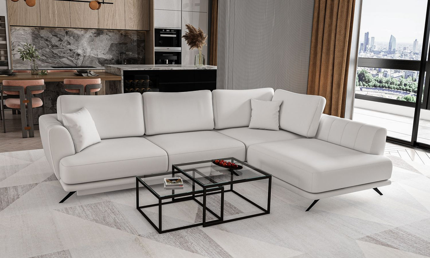 Corner Sleeper Sofa Larde 62 | size: Width: 276cm, Height: 90cm, Depth: 191cm | color: Softis | image: 1 | variant: 1014877