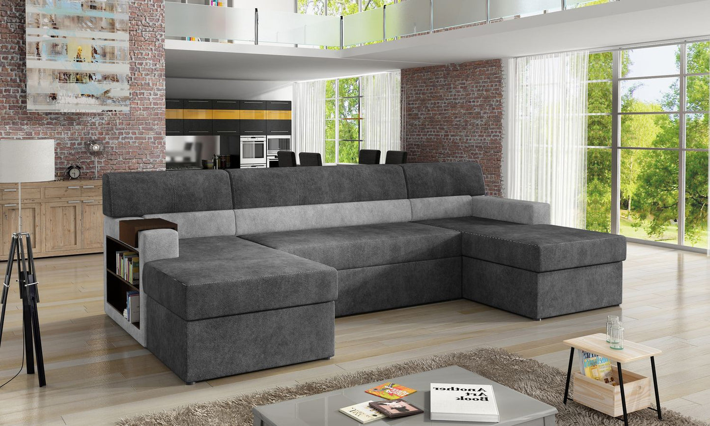 Corner Sleeper Sofa Leicester 3 | size: Width: 314cm, Height: 86cm, Depth: 57cm | color: Dora | image: 1 | variant: 1017012