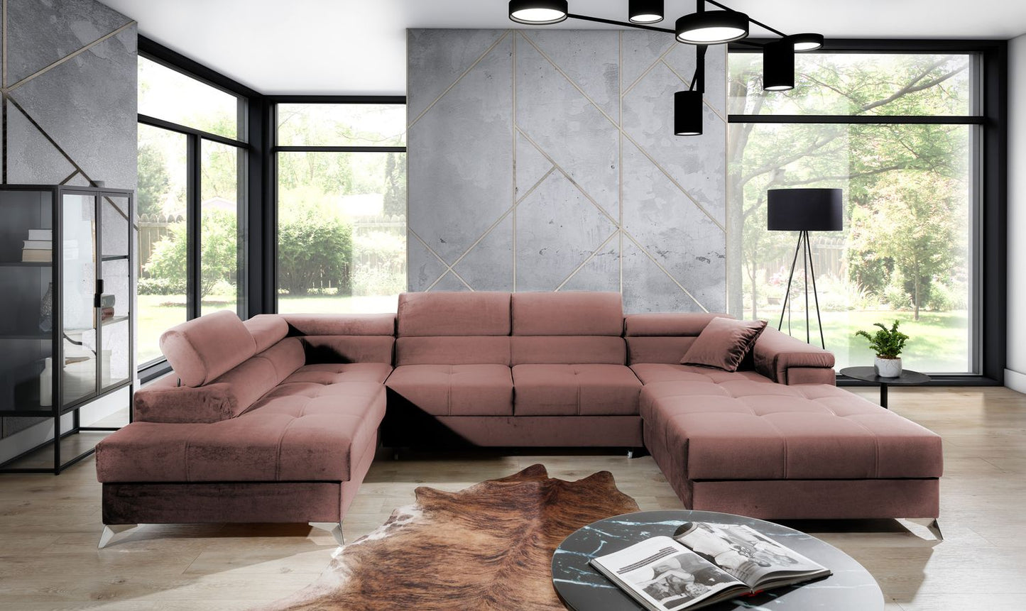 Corner Sleeper Sofa Ludlow 10 | size: Width: 345cm, Height: 90cm, Depth: 202cm | color: Kronos | image: 1 | variant: 1016394
