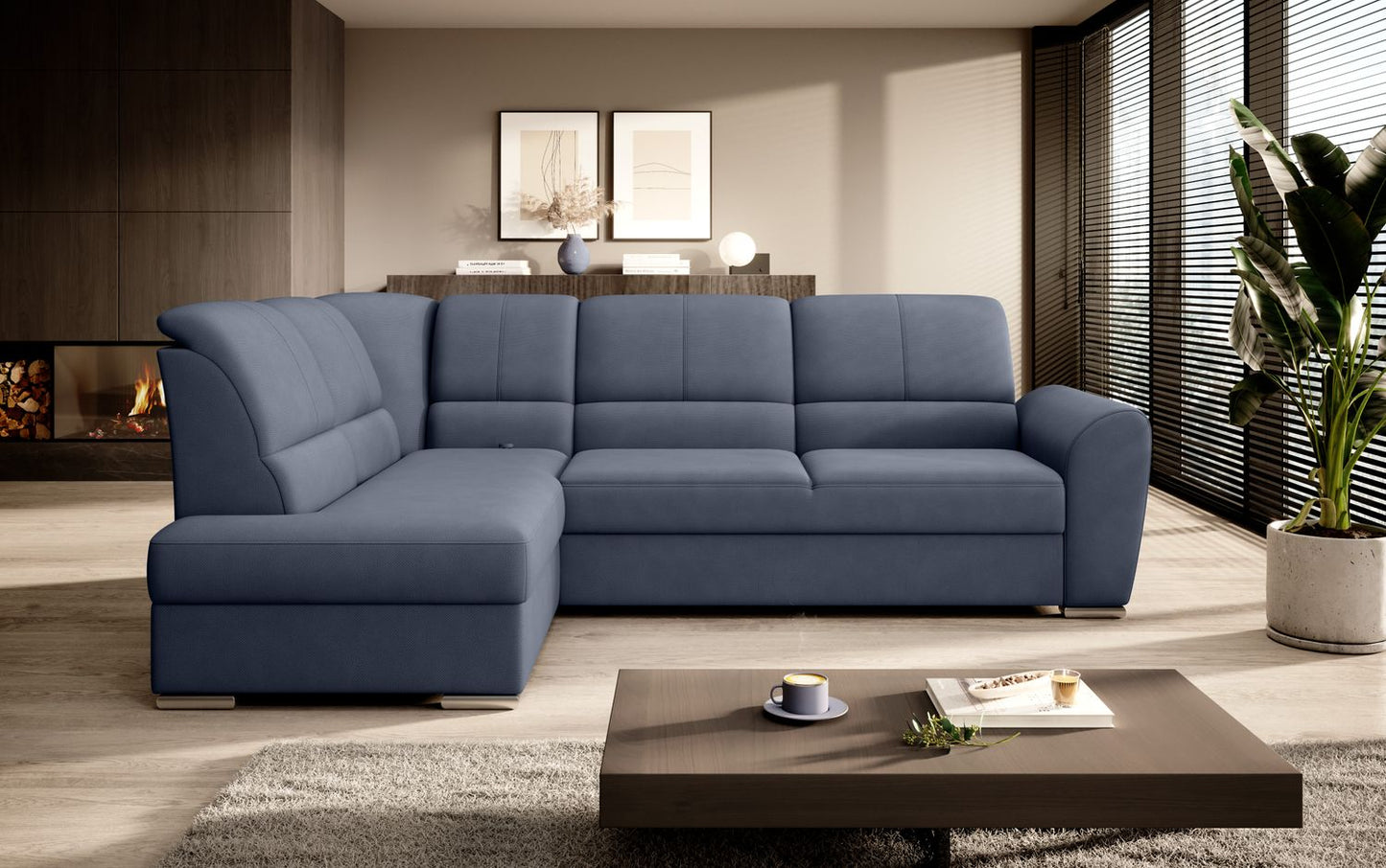 Corner Sleeper Sofa Siber 37 | size: Width: 270cm, Height: 93cm, Depth: 186cm | color: Poco | image: 1 | variant: 1015305