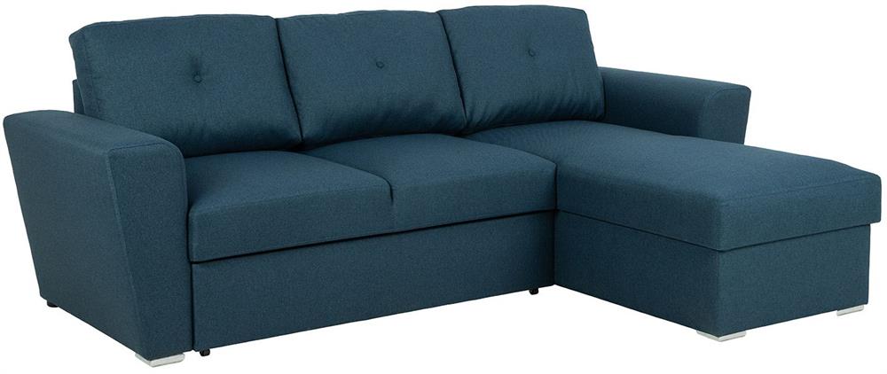 Corner Sofa Aylesbury | size: Width: 243cm, Height: 86cm, Depth: 163cm | color: Blue | image: 1 | variant: 1000398