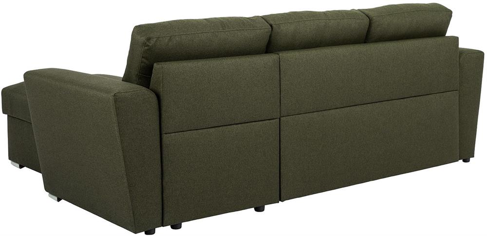 Corner Sofa Aylesbury | size: Width: 243cm, Height: 86cm, Depth: 163cm | color: Green | image: 3 | variant: 1000397
