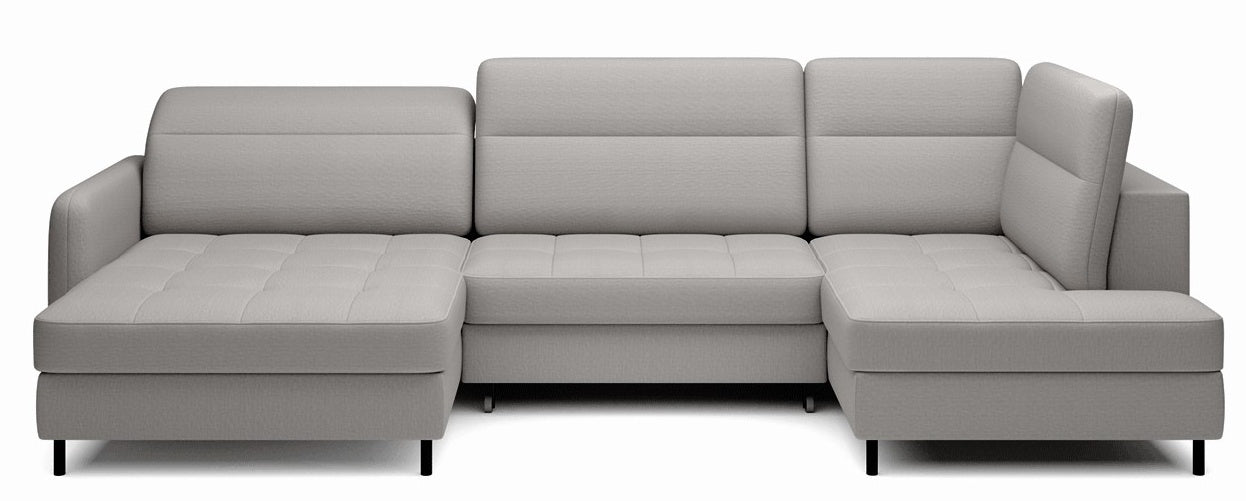 Corner Sofa Berrto 1 | size: Width: 306cm, Height: 100cm, Depth: 165cm | color: Manhattan | image: 0 | variant: 1002122