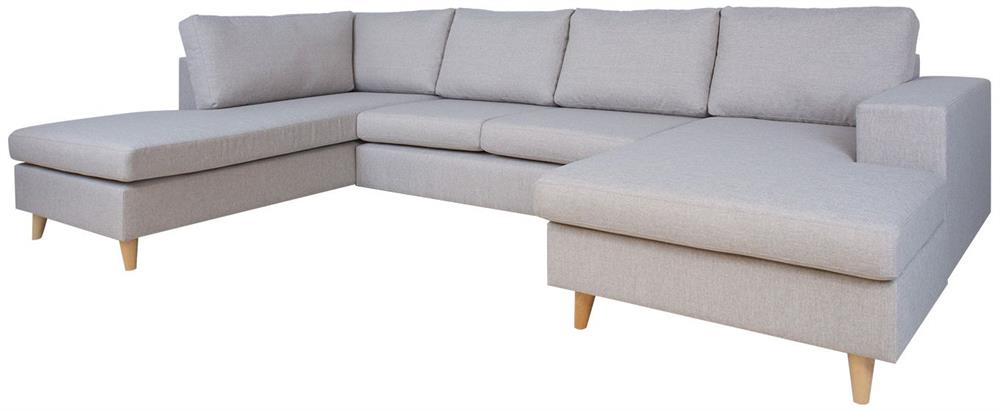 Corner Sofa Bicester | size: Width: 318cm, Height: 92cm, Depth: 185cm | color: Beige | image: 1 | variant: 1000345