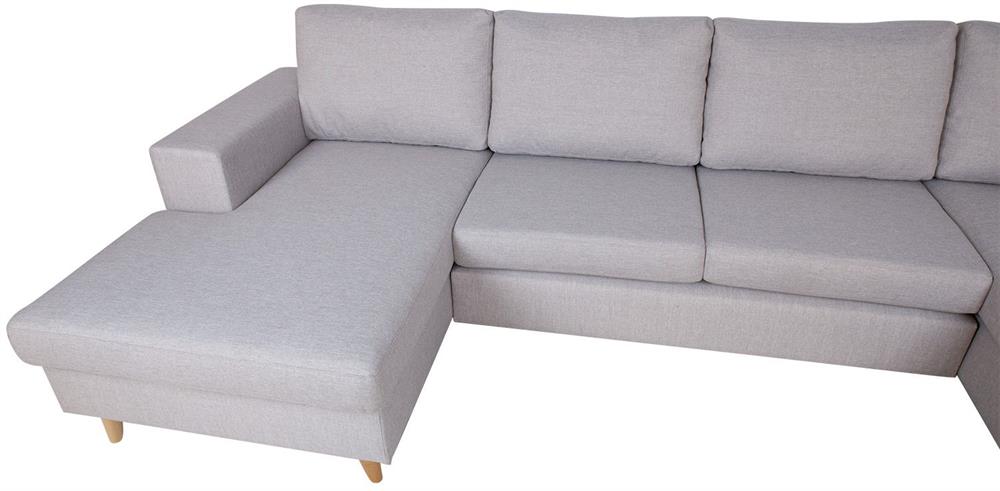 Corner Sofa Bicester | size: Width: 318cm, Height: 92cm, Depth: 185cm | color: Beige | image: 4 | variant: 1000343