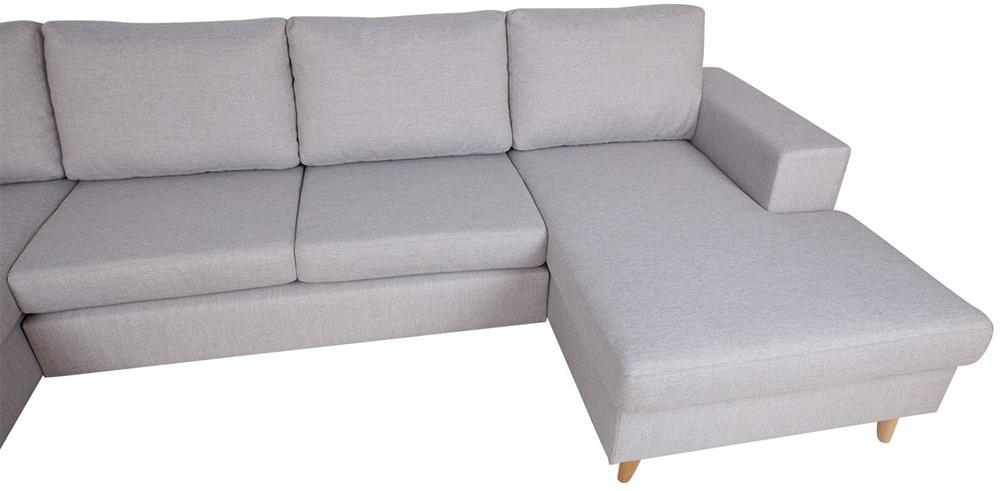 Corner Sofa Bicester | size: Width: 318cm, Height: 92cm, Depth: 185cm | color: Beige | image: 4 | variant: 1000345