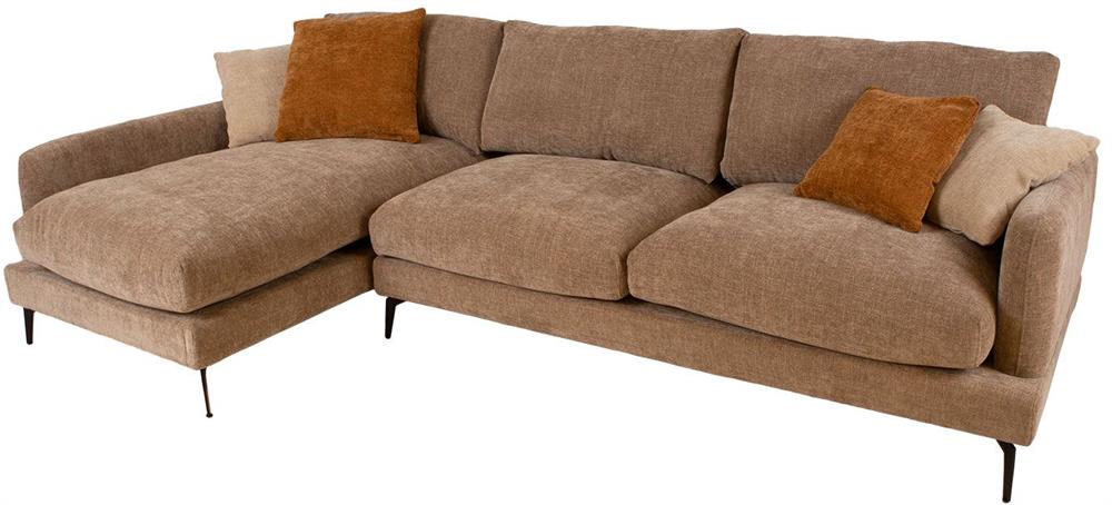 Corner Sofa Chelmsford | size: Width: 293cm, Height: 88cm, Depth: 165cm | color: Beige | image: 2 | variant: 1000406