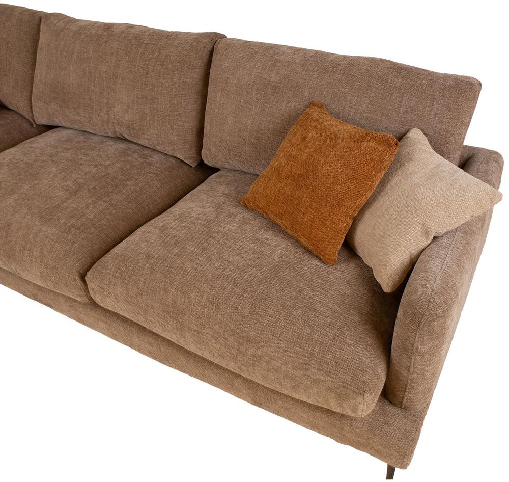 Corner Sofa Chelmsford | size: Width: 293cm, Height: 88cm, Depth: 165cm | color: Beige | image: 6 | variant: 1000406