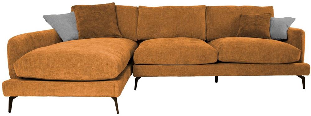Corner Sofa Chelmsford | size: Width: 293cm, Height: 88cm, Depth: 165cm | color: Brown | image: 2 | variant: 1000408
