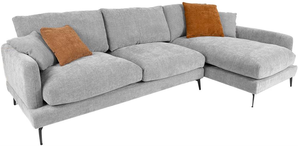 Corner Sofa Chelmsford | size: Width: 293cm, Height: 88cm, Depth: 165cm | color: Gray | image: 1 | variant: 1000409