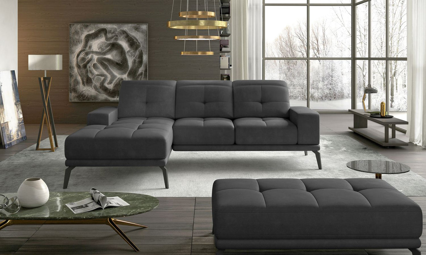 Corner Sofa East Piacenza 58 | size: Width: 265cm, Height: 98cm, Depth: 53cm | color: Paros | image: 1 | variant: 1017530