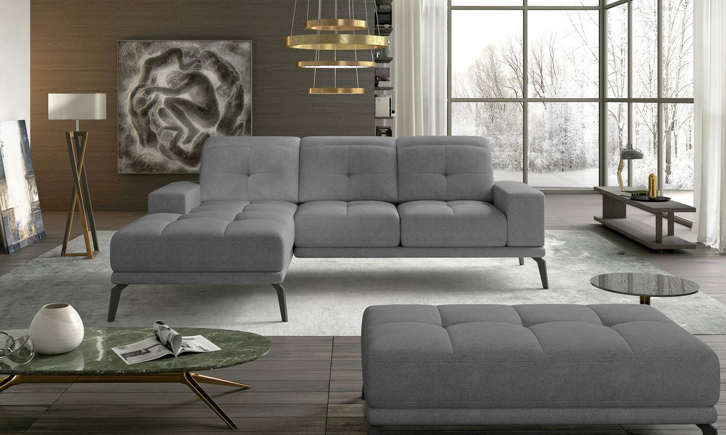 Corner Sofa East Piacenza 62 | size: Width: 265cm, Height: 98cm, Depth: 53cm | color: Soro | image: 1 | variant: 1017534