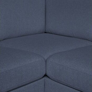 Corner Sofa Henley | size: Width: 260cm, Height: 80cm, Depth: 90cm | color: Blue | image: 4 | variant: 1000378