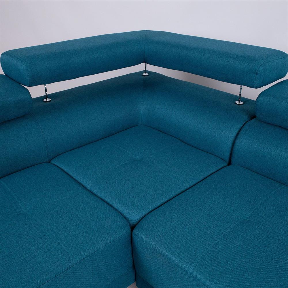 Corner Sofa Maidenhead | size: Width: 263cm, Height: 86cm, Depth: 185cm | color: Blue | image: 4 | variant: 1000386