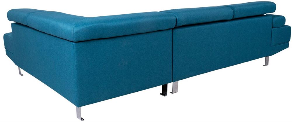 Corner Sofa Maidenhead | size: Width: 263cm, Height: 86cm, Depth: 185cm | color: Blue | image: 6 | variant: 1000387