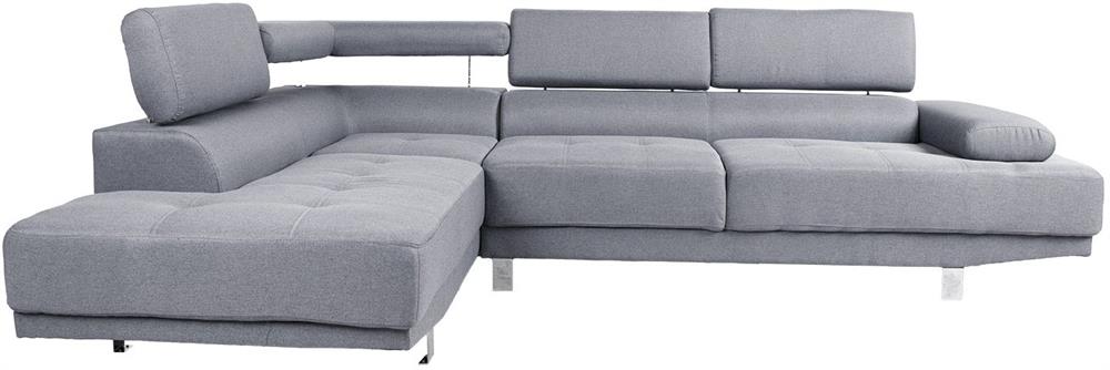 Corner Sofa Maidenhead | size: Width: 263cm, Height: 86cm, Depth: 185cm | color: Gray | image: 3 | variant: 1000388