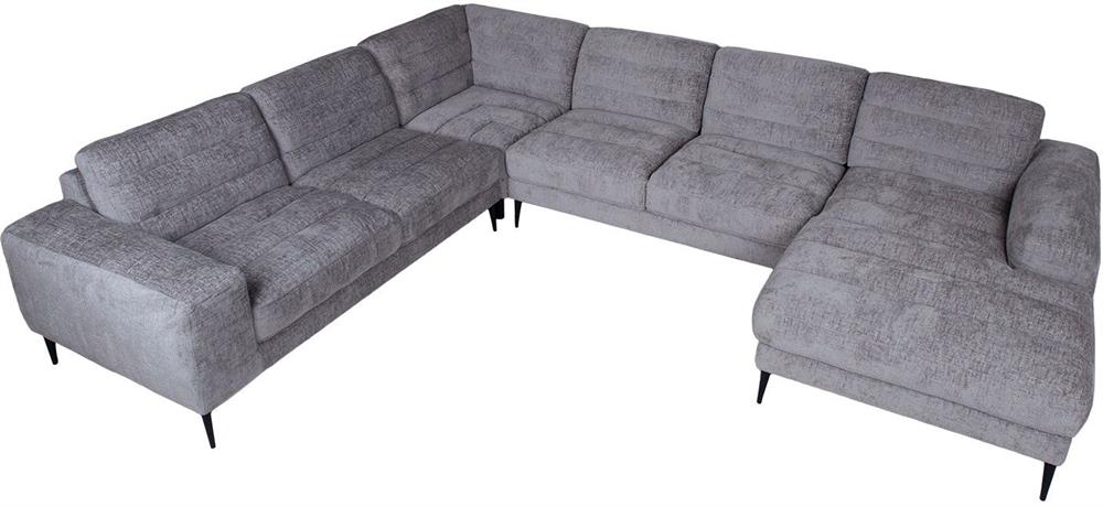 Corner Sofa Welwyn Garden | size: Width: 339cm, Height: 80cm, Depth: 265cm | color: Gray | image: 2 | variant: 1000415
