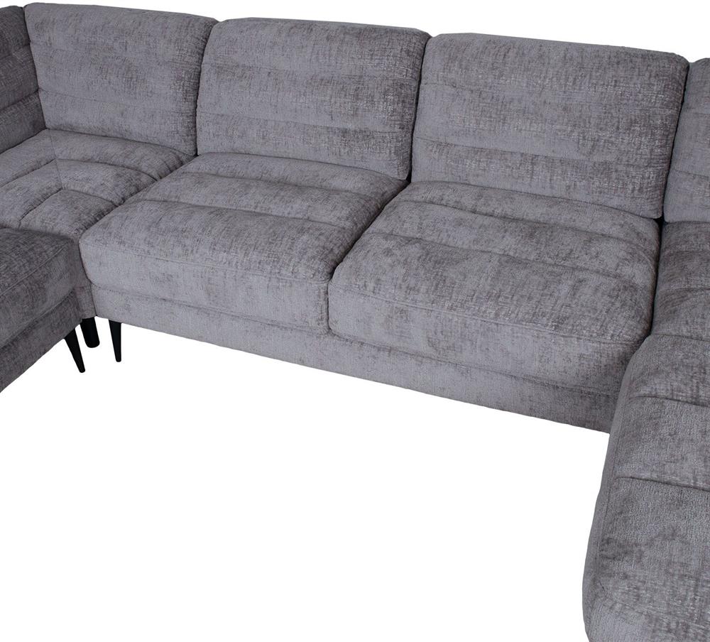 Corner Sofa Welwyn Garden | size: Width: 339cm, Height: 80cm, Depth: 265cm | color: Gray | image: 5 | variant: 1000415