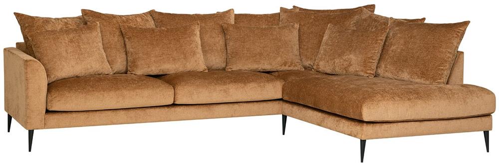 Corner Sofa Witney | size: Width: 300cm, Height: 90cm, Depth: 205cm | color: Brown | image: 1 | variant: 1000349