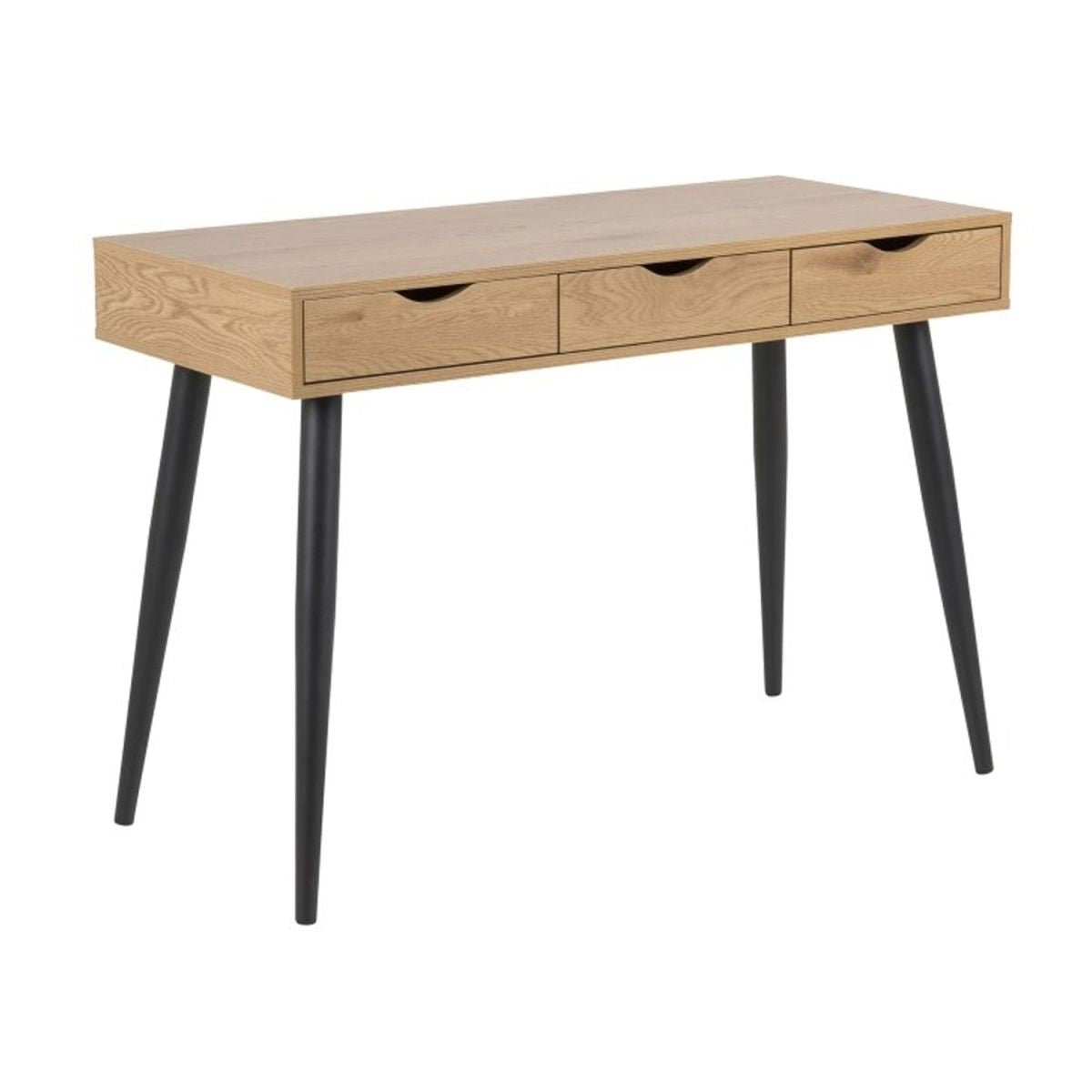 Desk Neptun | size: Length: 110cm, Width: 50cm, Height: 77cm | color: Oak/Grey | image: 1 | variant: 1011379
