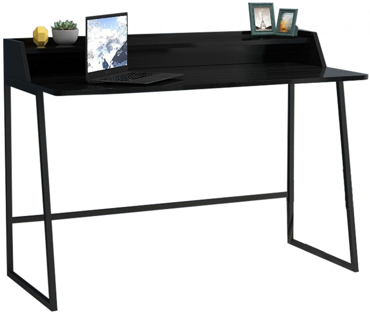 Desk Rochester | size: Length: 60cm, Width: 120cm, Height: 88cm | color: Black | image: 0 | variant: 1001588