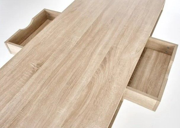 Desk West Eastbourne | size: Length: 60cm, Width: 139cm, Height: 140cm | color: Oak | image: 4 | variant: 1007306