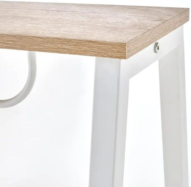 Desk West Eastbourne | size: Length: 60cm, Width: 139cm, Height: 140cm | color: Oak | image: 5 | variant: 1007306