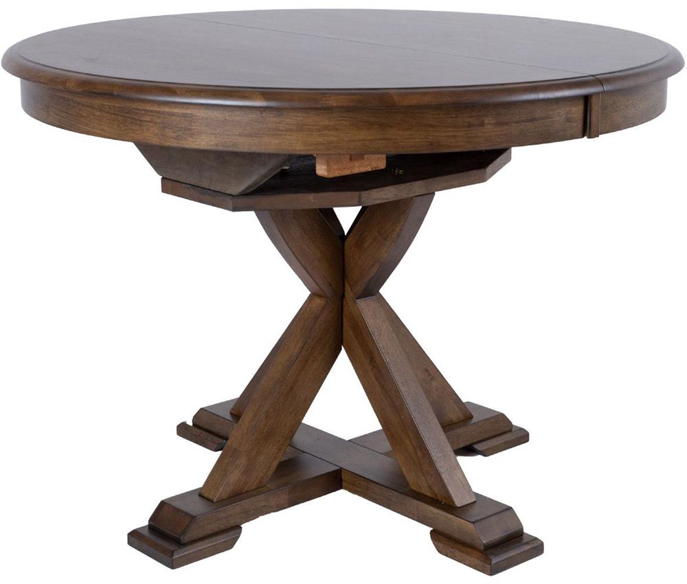 Dining Room Furniture Set East Belgrade | size: Length: 46cm, Width: 106cm, Height: 76cm | color: Brown/Grey | image: 5 | variant: 1006160